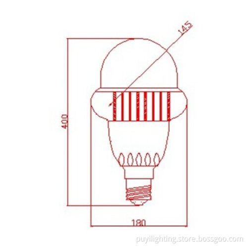 56W High Power Bulb LED High Bay Light with CE RoHS